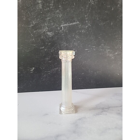 Greek Column Plastic Iridescent Cake Pillar Vintage - Picture 1 of 10